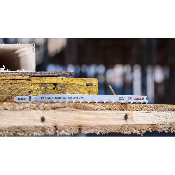 Zestaw 100 szt. brzeszczotów do wyrzynarek Bosch PRO Multi Material thick and thin T345XF, 132 mm 2608634486