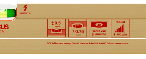 Poziomica aluminiowa Sola AZ 150 cm SO01161501