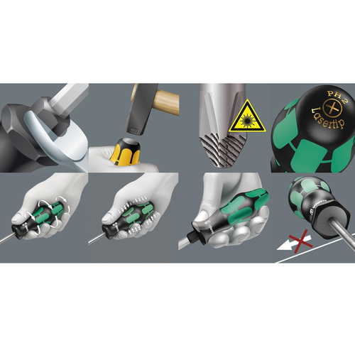 Zestaw wkrętaków uniwersalnych Wera 05051010001 - 12 elementów