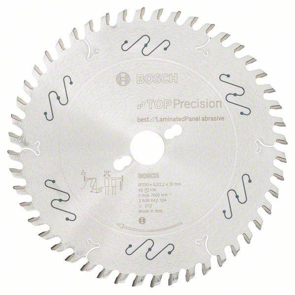Tarcza do cięcia paneli laminowanych 250x30 mm Bosch 2608642104