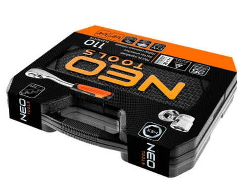 Zestaw kluczy nasadowych Neo Tools 08-666 - 110 elementów