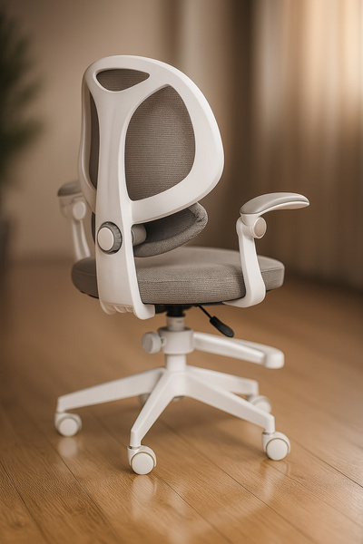 Fotel obrotowy Belivio VIVO szary