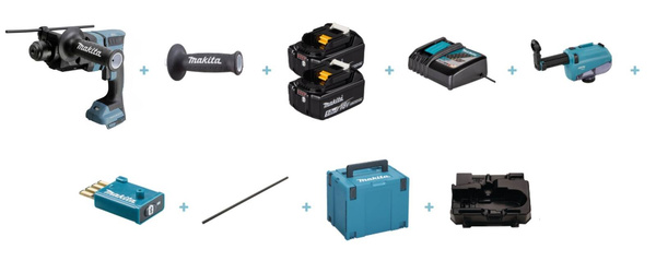 Akumulatorowa młotowiertarka Makita DHR182TWJU