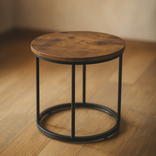 Zestaw stolików Belivio MOCCA RUSTICAL OAK