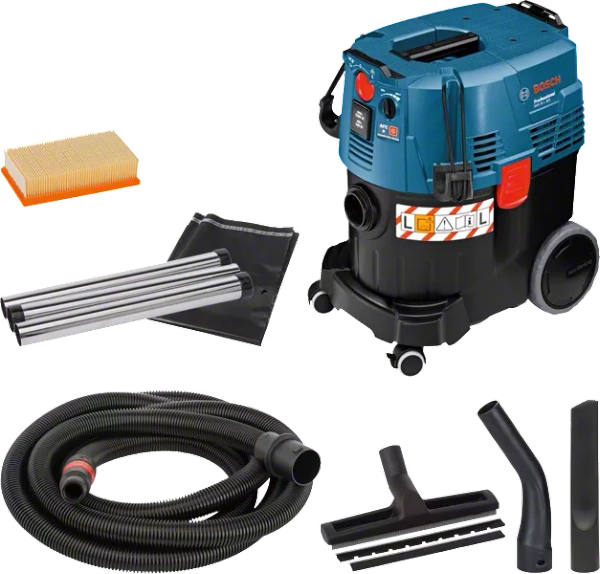 Szlifierka do gipsu Bosch GTR 550 z odkurzaczem Bosch GAS 35 L AFC