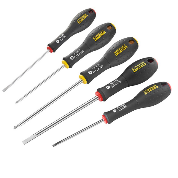 Zestaw wkrętaków STANLEY FATMAX - 5 elementów + szczypce Groove Joint Plier