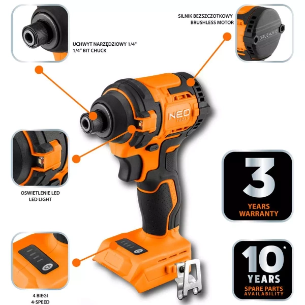 Zakrętarka udarowa Neo Tools 04-612