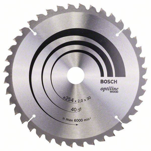Tarcza pilarska Optiline Wood 254x30 Bosch 2608640435