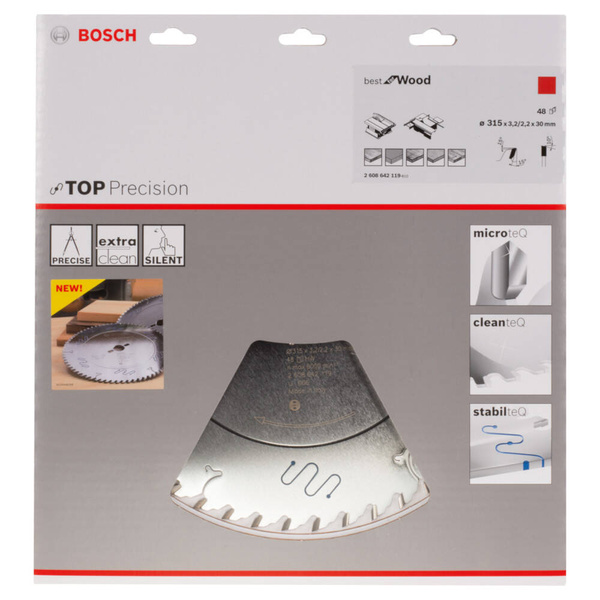 Tarcza do cięcia drewna 315x30 Bosch 2608642119