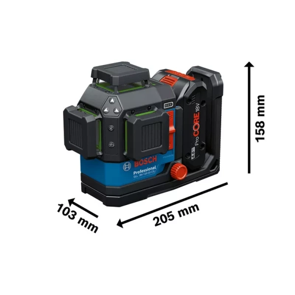 Laser krzyżowy Bosch GLL 18V-120-33 CG 0601065100