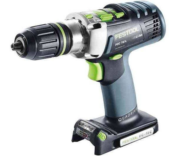 Akumulatorowa wiertarko-wkrętarka udarowa QUADRIVE  PDC 18/4 5,2/4,0 I-Set/XL-SCA 576469 Festool + 2 x akumulator + ładowarka + kufer