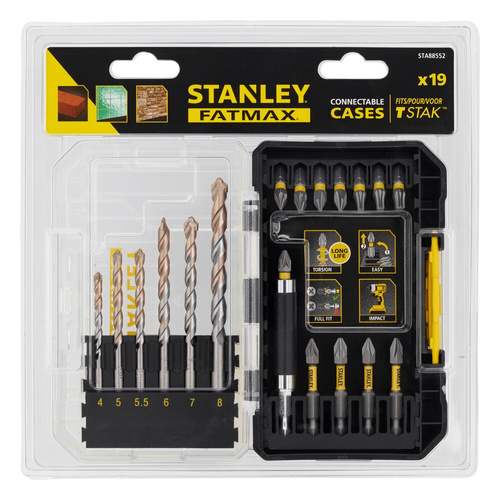 Zestaw bitów i akcesoriów Stanley Fatmax STA88552-XJ