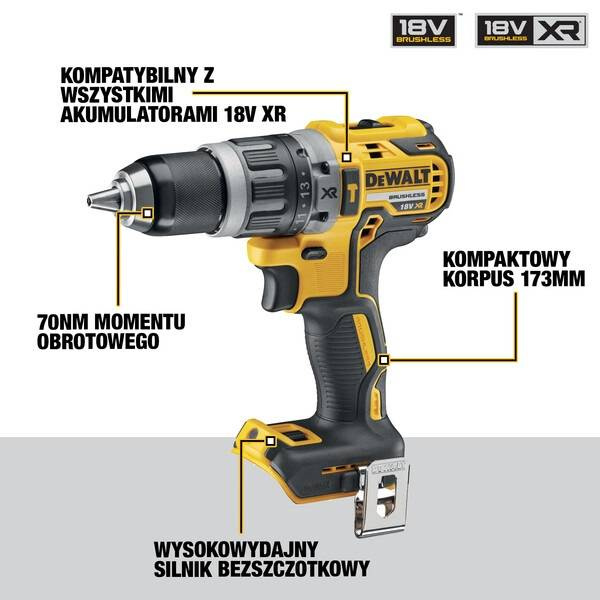 Wiertarko-wkrętarka Dewalt DCD796NT