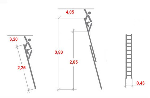 Drabina wielofunkcyjna 2x8 wysokość robocza 4,85m KRAUSE 32089