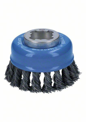 Szczotka garnkowa z systemem X-LOCK, pleciona, 75, stalowa Bosch 2608620727