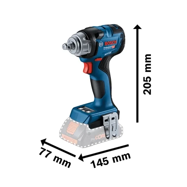 Klucz udarowy Bosch GDS 18V-330 HC 06019L5000