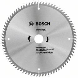 Tarcza Eco for Aluminium do pił kątowych 250x30 Bosch 2608644393