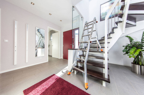 Drabina przegubowa teleskopowa ze stopniami TELEMATIC 4X4 KRAUSE 129956