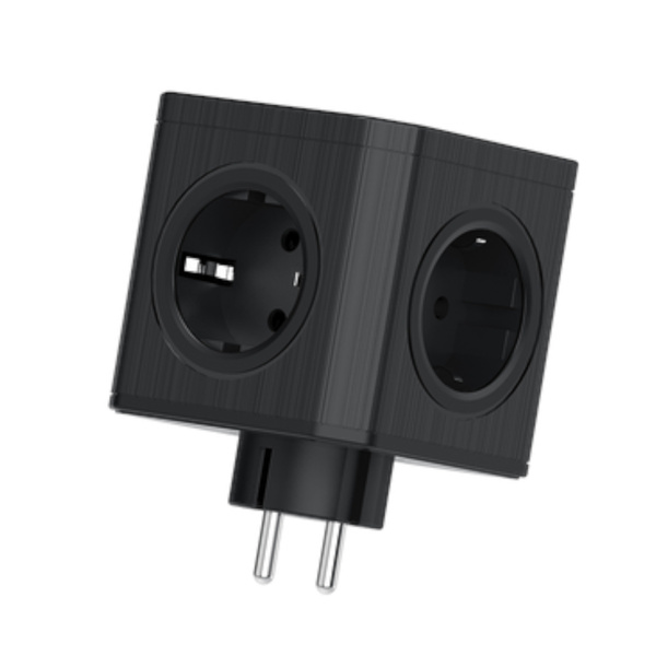 Rozgałęźnik KEL R-51S czarny W-00357