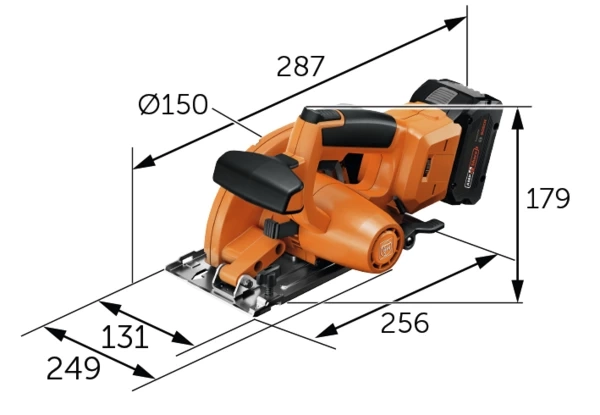 Pilarka tarczowa FEIN F-IRON Cut 57 AS Set (71360462000)