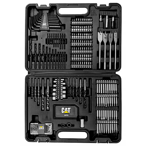 Zestaw akcesoriów 201 elementów CAT DA01903