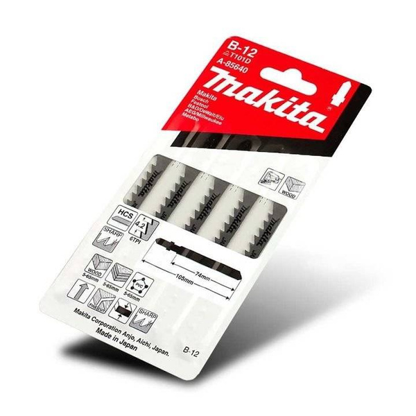 Brzeszczot do wyrzynarek 74mm 6Z/CAL nr B12 Makita A-85640