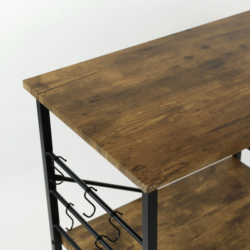 Wózek kuchenny Belivio LUCA Rustical Oak