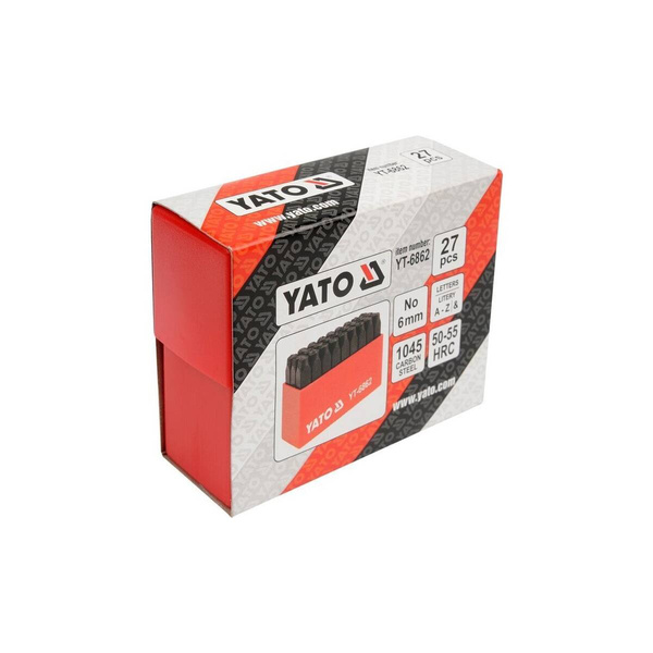 Znaczniki literowe Yato YT-6862 27 el.