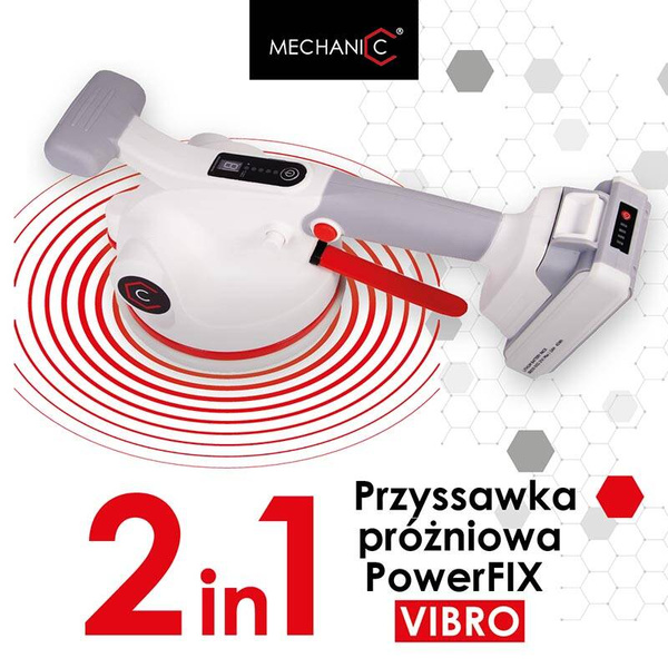 Akumulatorowa przyssawka wibracyjna Distar PowerFix VIBRO 21V 2Ah 89568442154