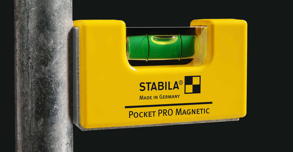 Kieszonkowa poziomica 7 cm Pocket PRO Magnetic Stabila 17953