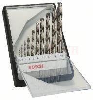 Bosch zestaw 10 wierteł do metalu HSS-G 135° Robust-Line 2607010535