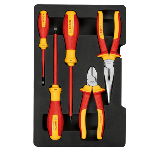 Zestaw szczypiec i wkrętaków VDE 5 szt. Bosch 1600A02NG2