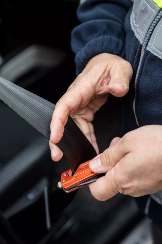 Składany nóż ratowniczy NEO Tools 63-026