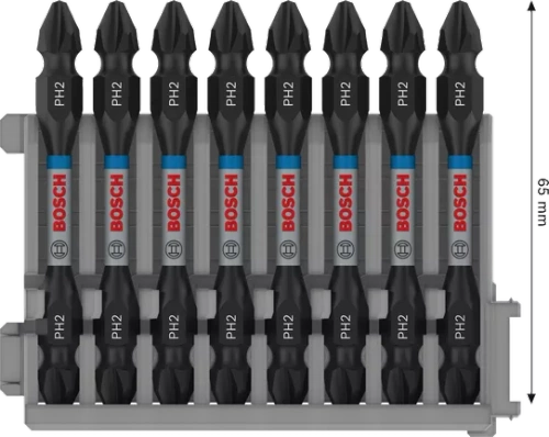 Zestaw 8 szt. bitów dwustronnych PH2 Bosch Impact Control 2608522337