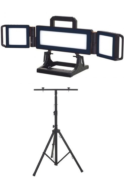 Zestaw: lampa LED SMD VAPOR 5500 z statywem 1200-2300MM Mareld