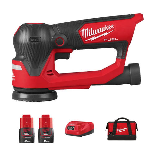 Szlifierka mimośrodowa Milwaukee M12 FSDR75-202B