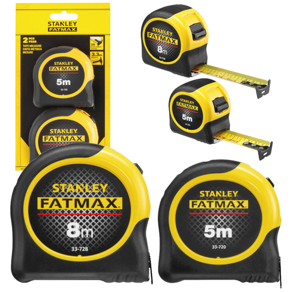Zestaw 2 szt. taśm mierniczych Stanley Fatmax FMHT31725-0