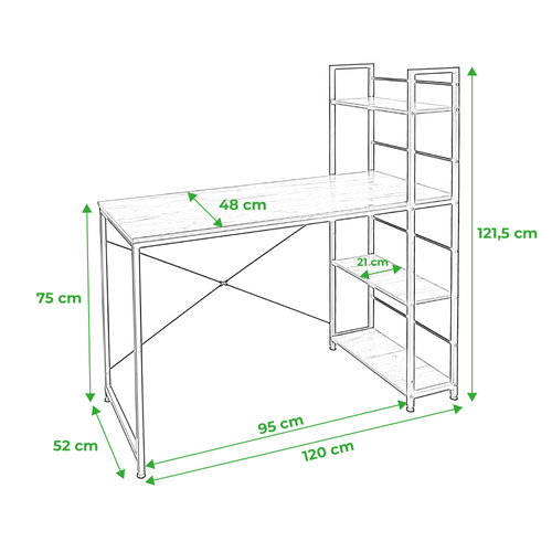 Biurko Belivio ADEPTO ROYAL OAK
