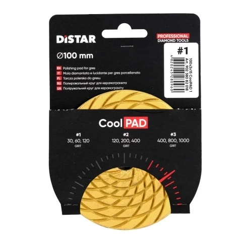 Tarcza polerska 100x3x15 Distar CoolPAD 1
