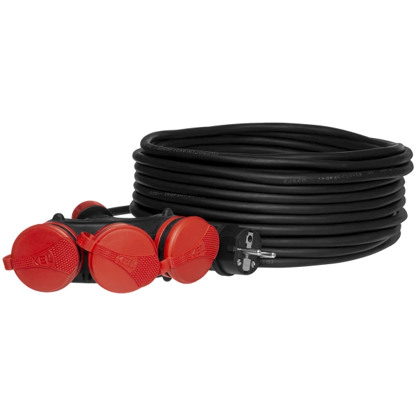 Przedłużacz budowlany trzygniazdowy KEL PS-X3/54/40M/3X1,5/H05RR-F W-98986