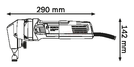 Rozdzierak Bosch GNA 75-16 0601529400 (Karton)