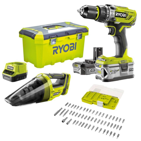 Zestaw elektronarzędzi Ryobi R18PD31-242VTA55