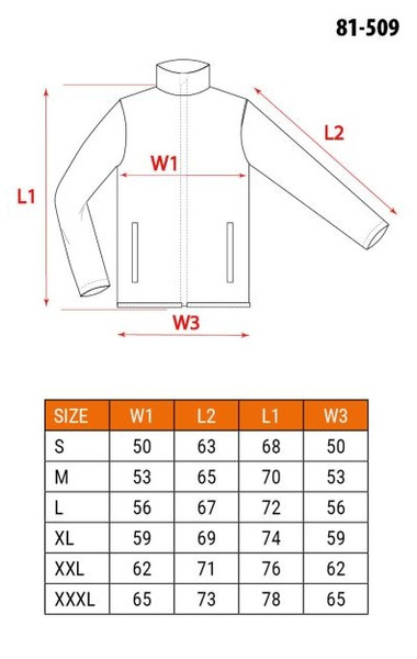 Bluza polarowa, czarna NEO Tools 81-509-XXL rozm. XXL