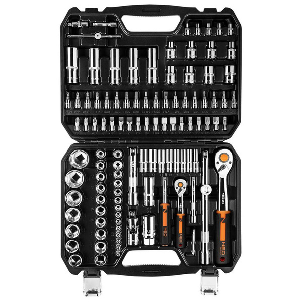 Zestaw kluczy nasadowych NEO Tools 10-066 1/4", 1/2" 110 szt.