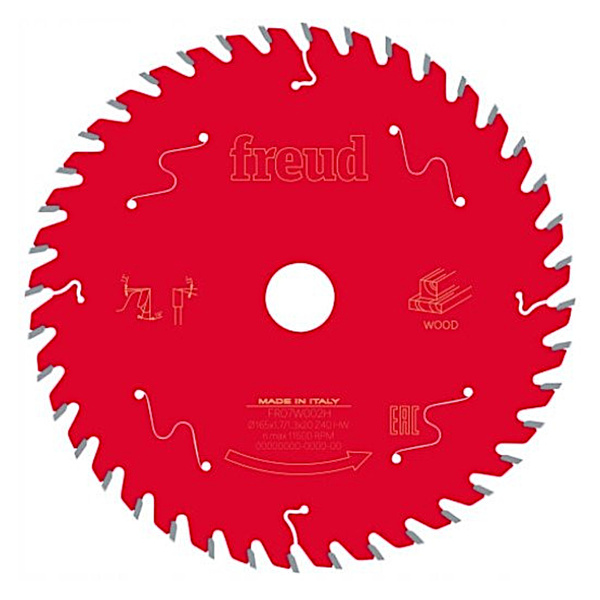 Tarcza pilarska Freud 165 x 1.7/1.3 x 20 mm FR07W002H