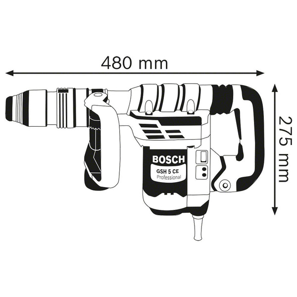  Młot udarowy Bosch GSH 5 CE