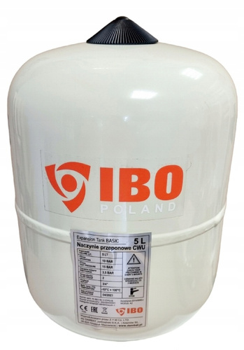 Naczynie przeponowe CWU 5L - BASIC IBO 003514