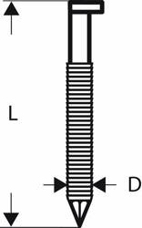 Gwóźdź łączony papierem, łeb D, SN34DK 50R Bosch 2608200014