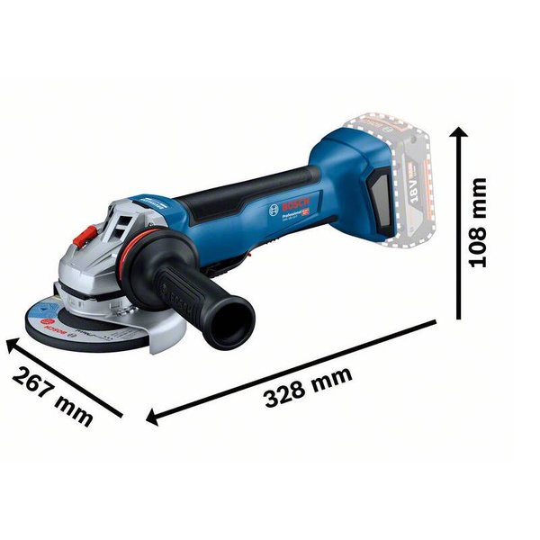 Szlifierka kątowa Bosch GWS 18V-10 P 06019J4100