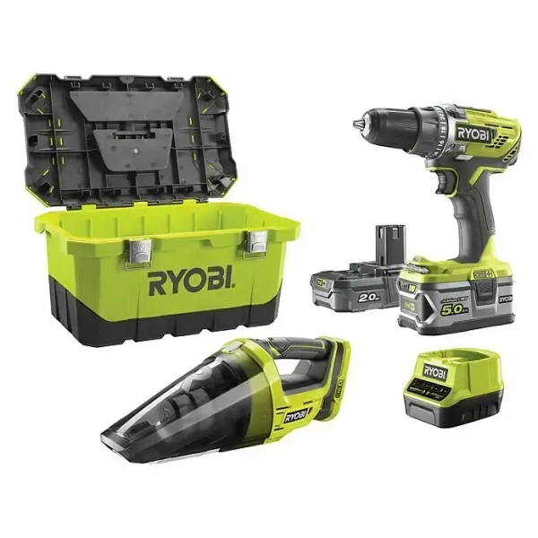 Zestaw elektronarzędzi Ryobi R18DD3-252VT